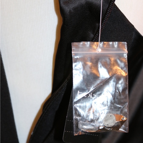 NWT BEBE Black Jeweled Halter Top Small - Picture 7 of 8